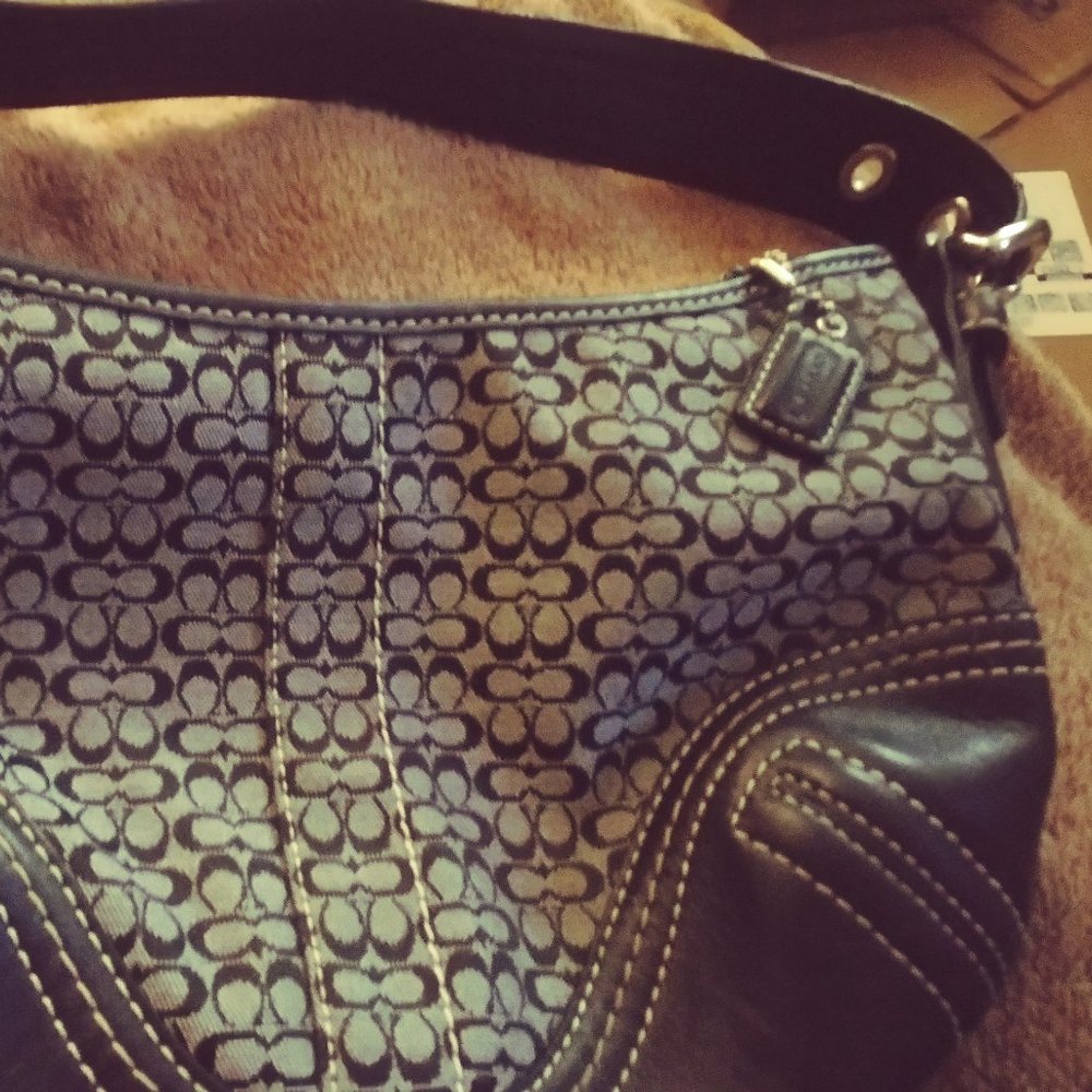 Coach logo purse